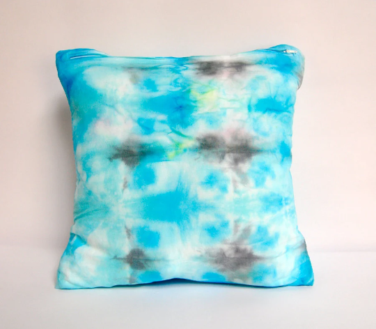 Turquoise and black best sale pillows